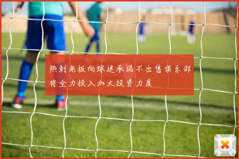 热刺老板向球迷承诺不出售俱乐部将全力投入加大投资力度